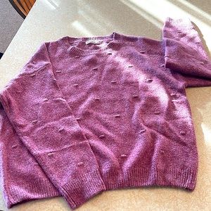 Mauve sweater from Closet Candy